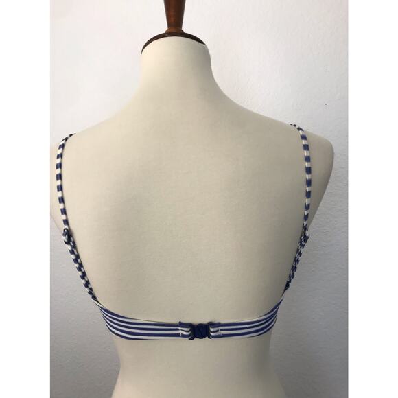 Seafolly Seaview Swim Striped Bikini Top Swimwear - Picture 6 of 7